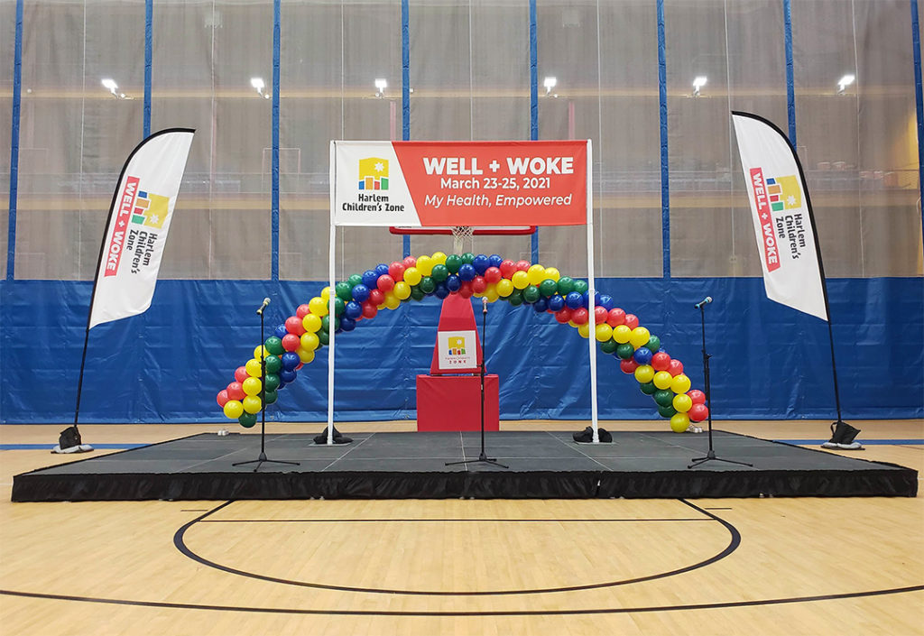 Custom stage branding NYC