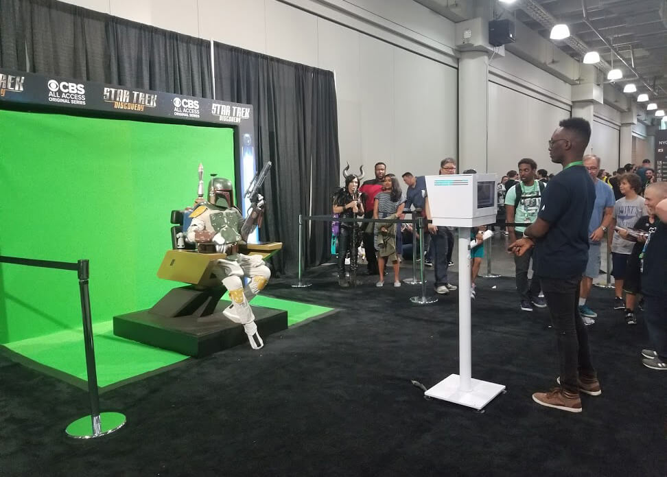green screen comic con photo booth company