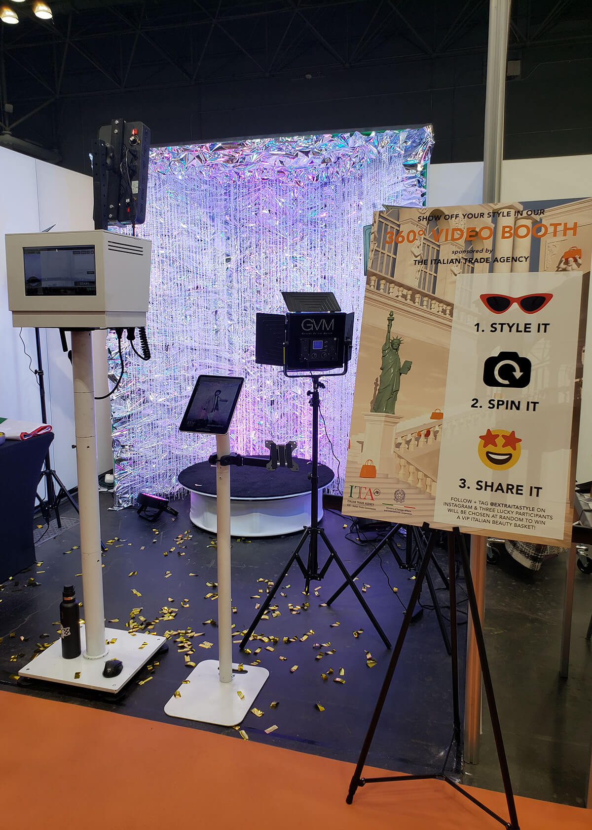 fashion trade show photo booth