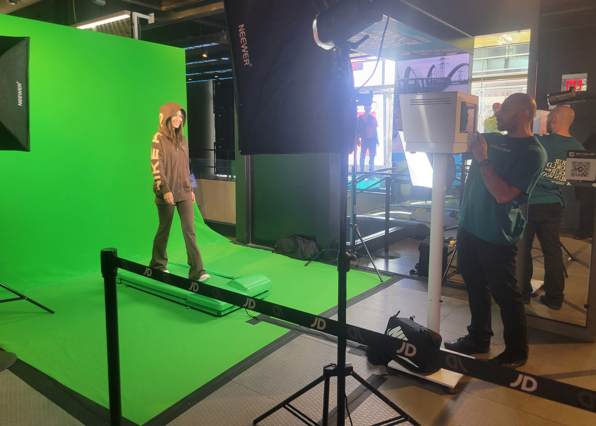 Green Screen Treadmill Video Booth Rental New York City