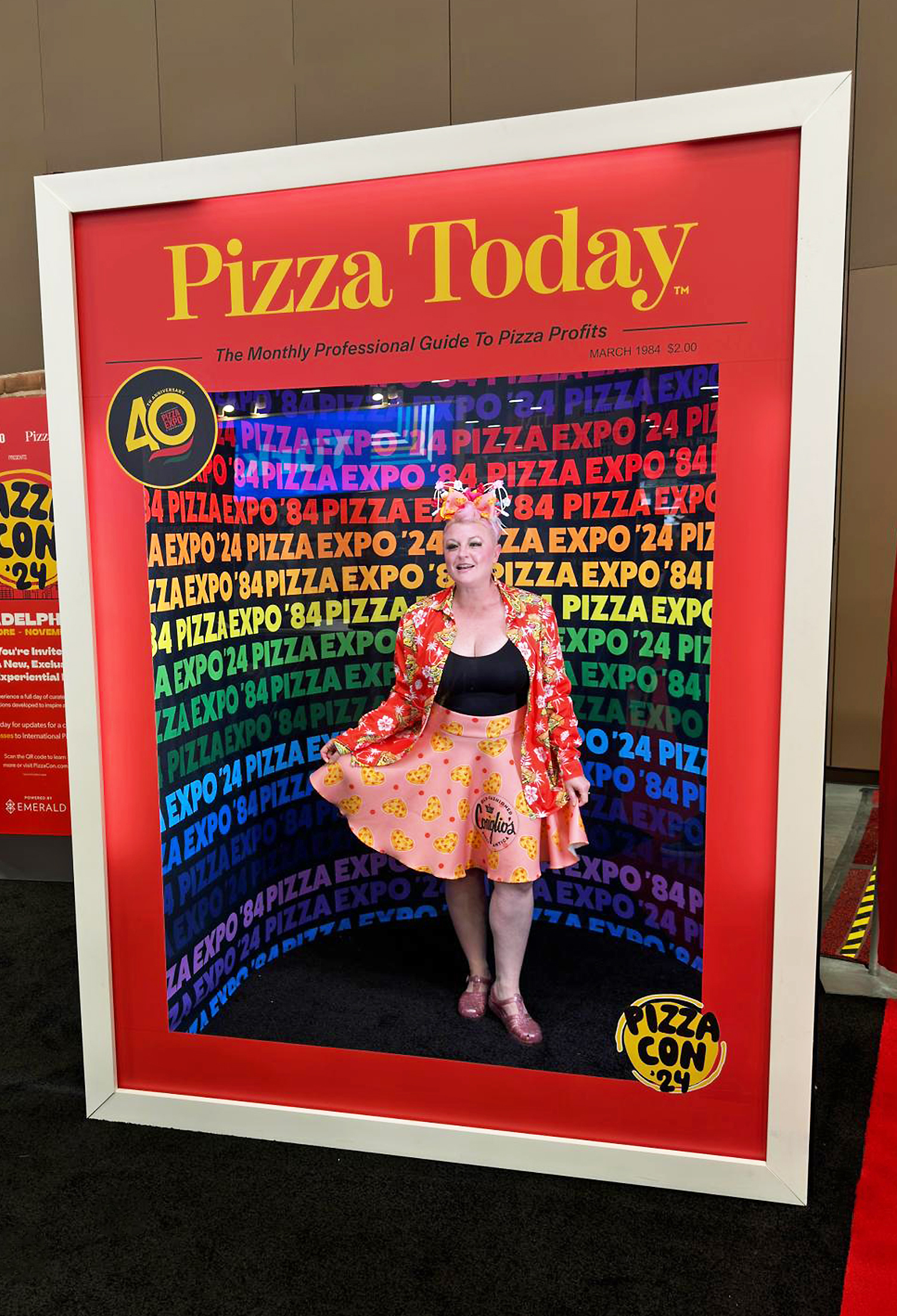 tradeshow Las Vegas magazine step in photo booth rental company