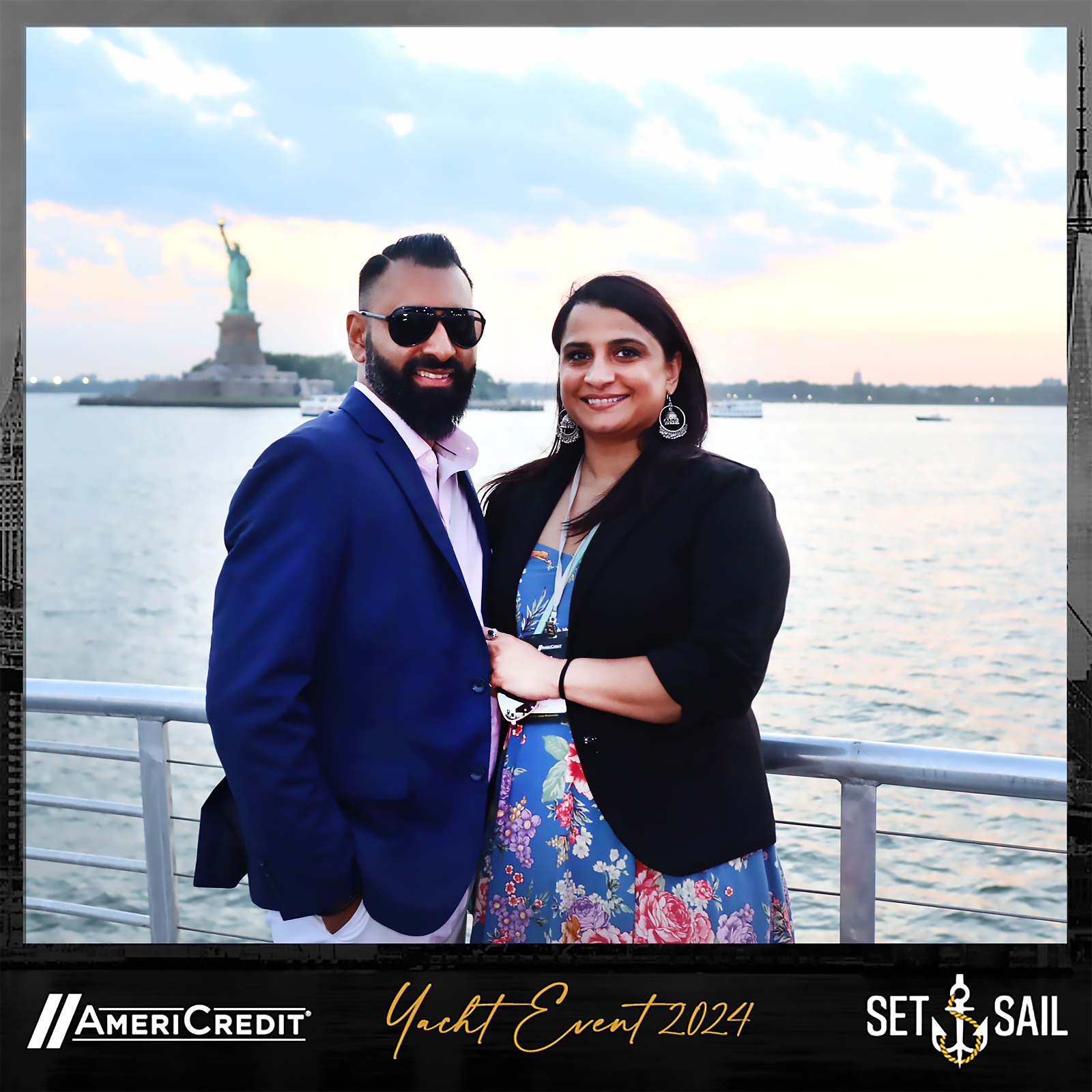 roaming photo video booth around nyc on a boat