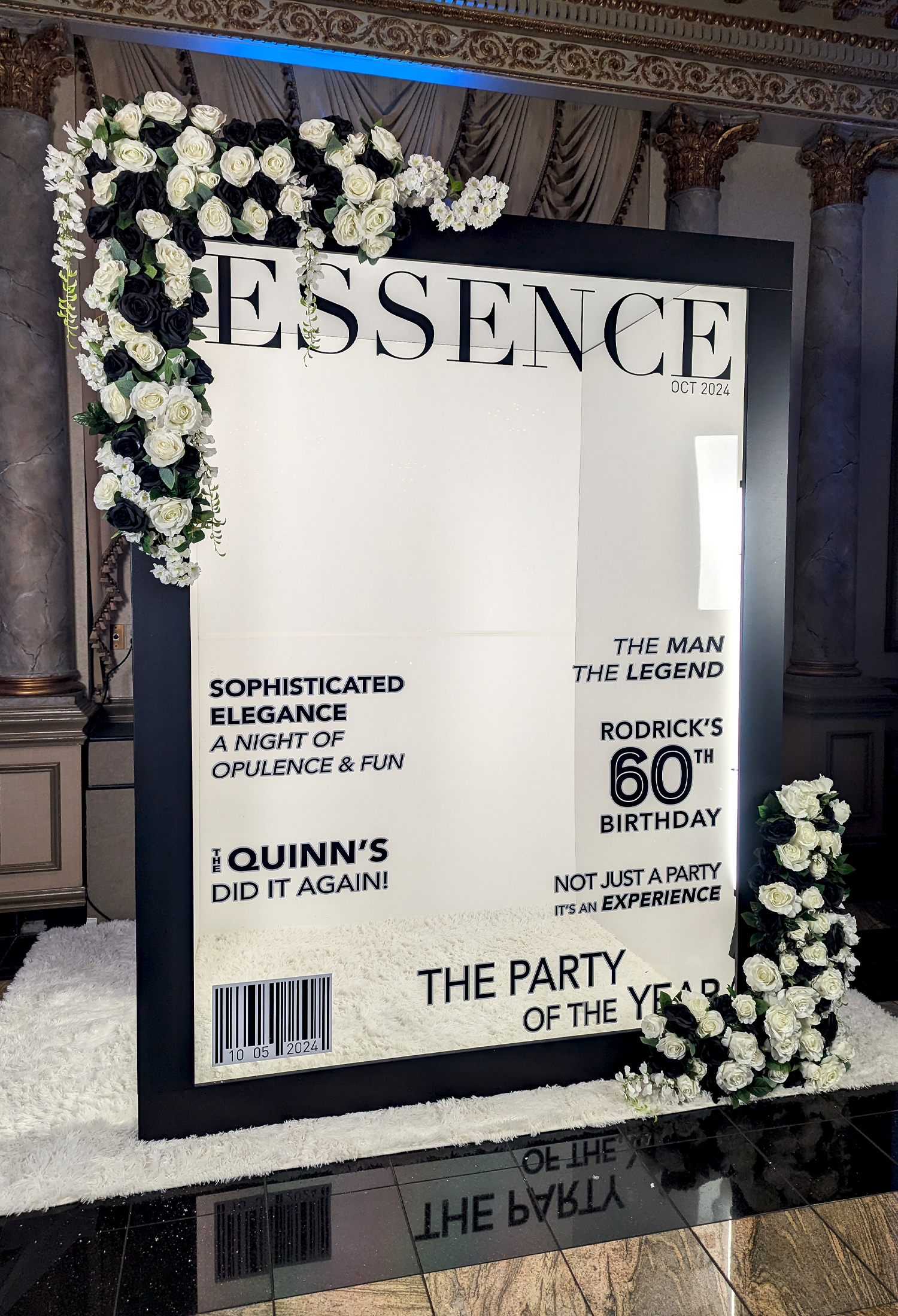 Glass Magazine Photo Booth Rental