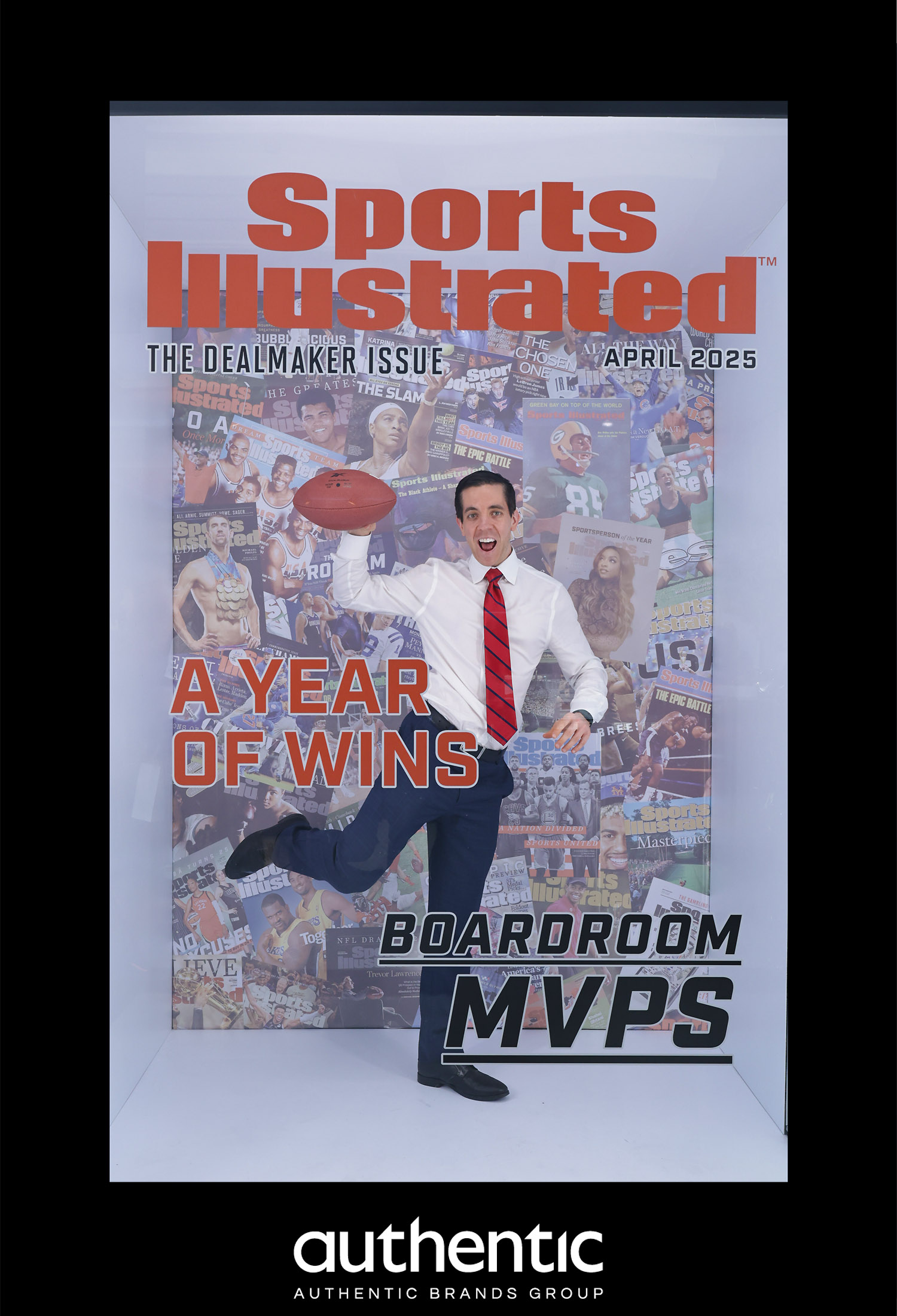 Sports Illustrated Magazine Box Photo Booth Rental