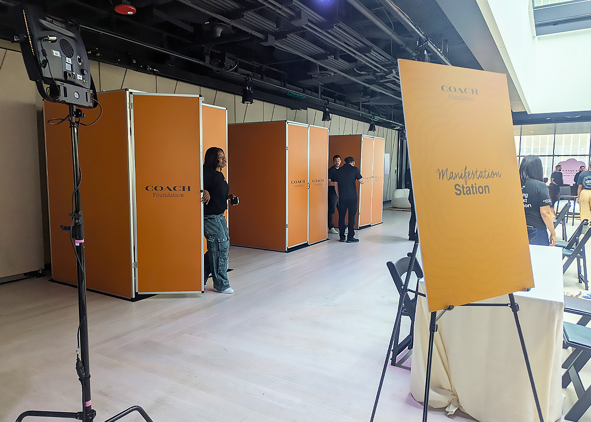 Coach Foundation Event Video Testimonial Confessional Truth Booth